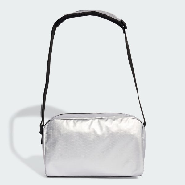 Silver adidas Glow Mini Duffel