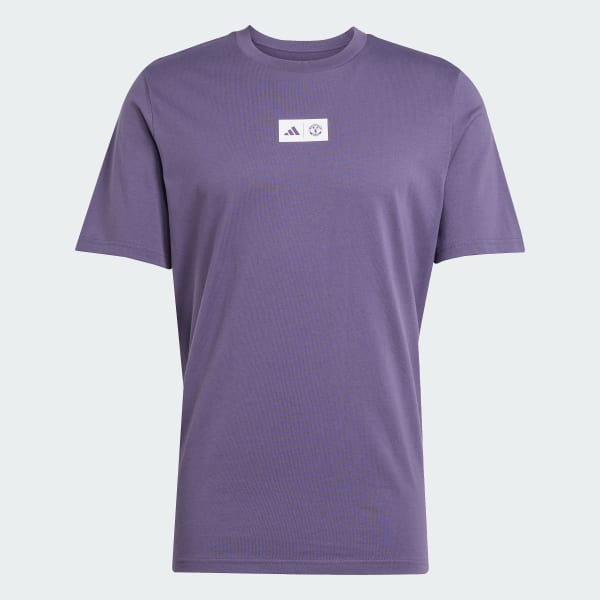 adidas Manchester United シャツ adidas Manchester United Seasonal Graphic Tee - Purple | Free
