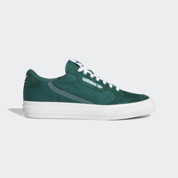 adidas Continental Vulc Shoes - Green 