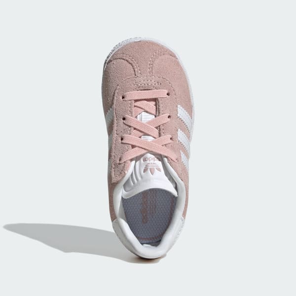 Rosa Zapatillas Gazelle Cordones Elásticos Niños