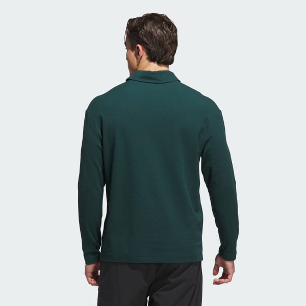 Green Beyond The Course Long Sleeve Loose Fit Polo Shirt