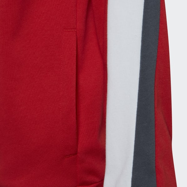 Czerwony Colorblock Big Badge of Sport Track Suit JKV28