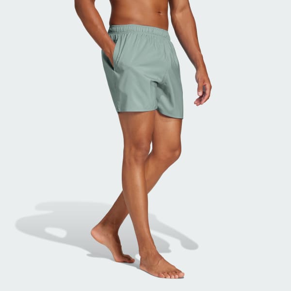 Πράσινο Solid CLX Short-Length Swim Shorts