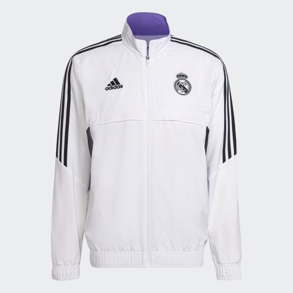 bílá Bunda Real Madrid Condivo 22 Presentation MBE47