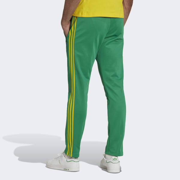 adidas Men's Lifestyle Beckenbauer Track Pants - Green | Free Shipping ...