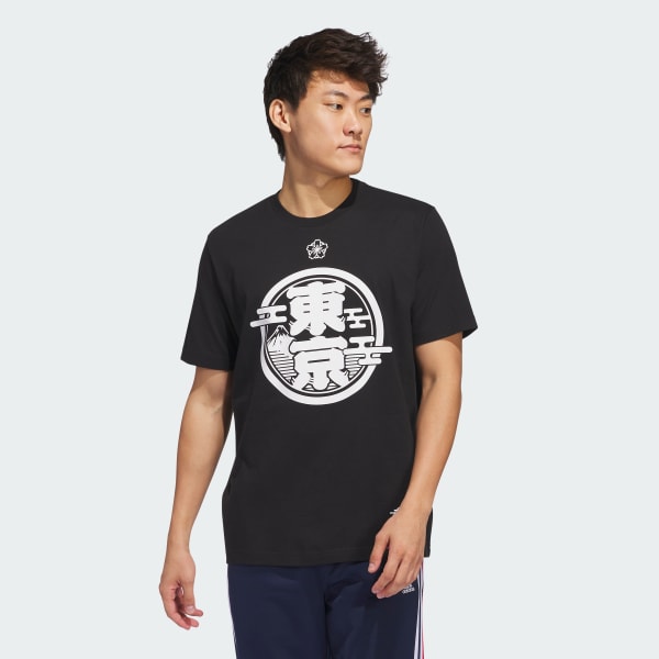 アディダス ハッピ 東京 半袖Tシャツ - ブラック | アディダス ジャパン