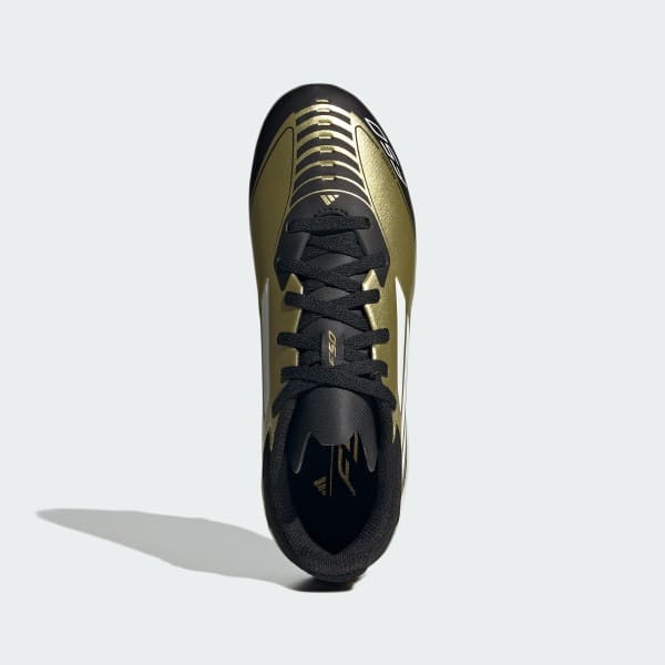 Gold Messi F50 League Firm/Multi-Ground Boots Kids