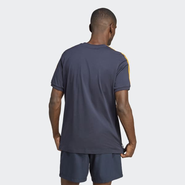 modrá Real Madrid 3-Stripes T-Shirt DD400
