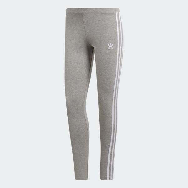 grey and white adidas leggings