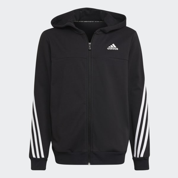 Negro Sudadera 3 Rayas