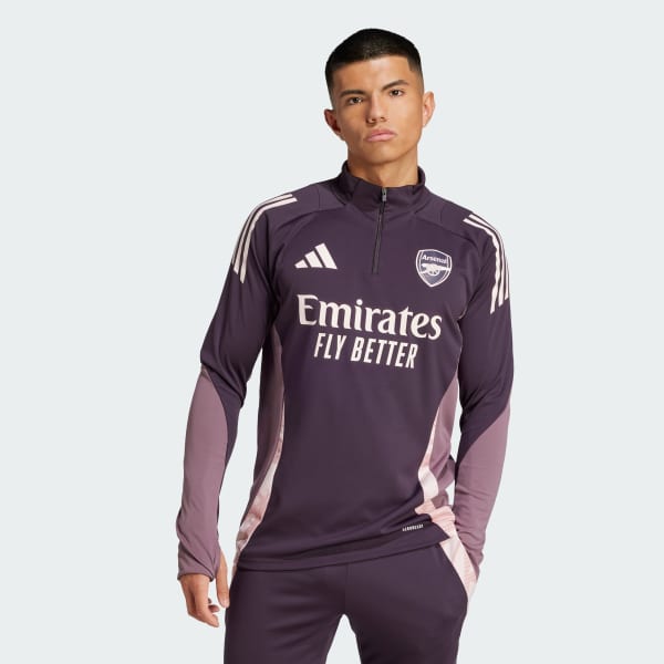 Lila FC Arsenal Tiro 24 Trainingsoberteil