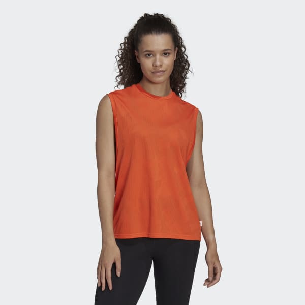 Orange Made To Be Remade Running tanktop JVS82