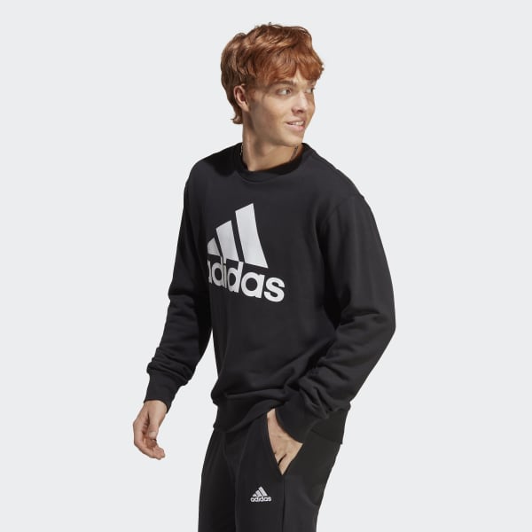 Czerń Essentials French Terry Big Logo Sweatshirt