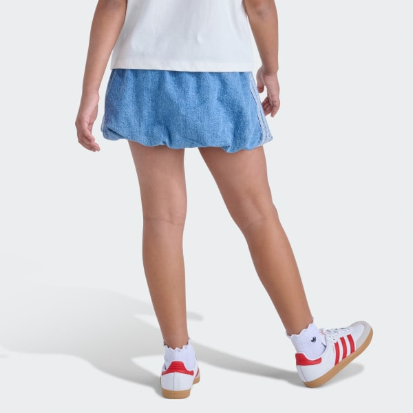 Blue DENIM BUBBLE SKORT