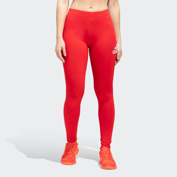 adidas Bold Logo Leggings Red adidas India