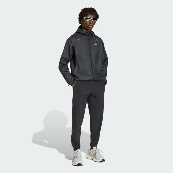 Black TECH TREFOIL ESSENTIALS WOVEN PANT
