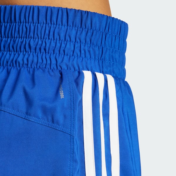 Pacer Training 3-Stripes Woven High-Rise Shorts