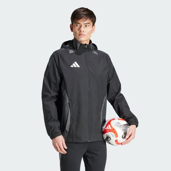 Black Tiro 24 Competition All-Weather Jacket
