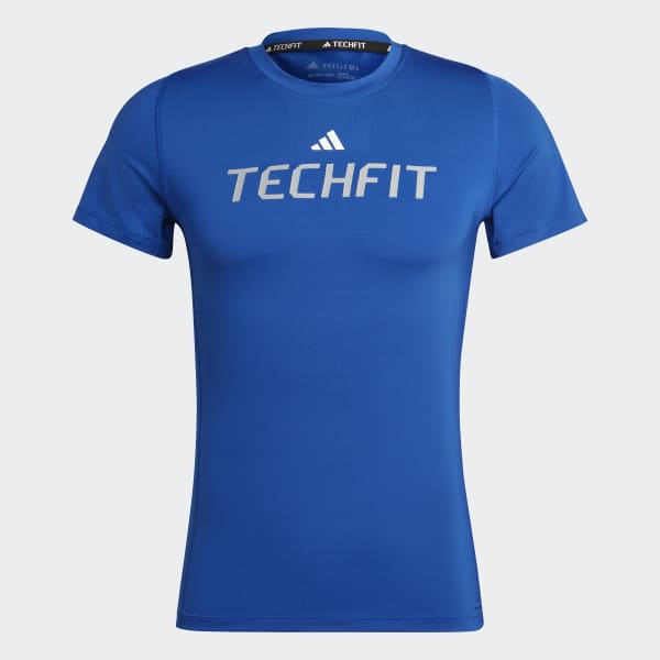 modrá Tričko Techfit Graphic BVS45