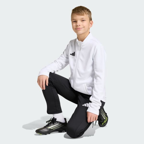 Blanc Veste de survêtement Entrada26 Enfants