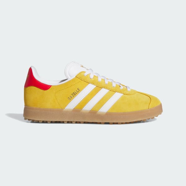 adidas Gazelle Spikeless Golf Shoes - Yellow | Free Shipping