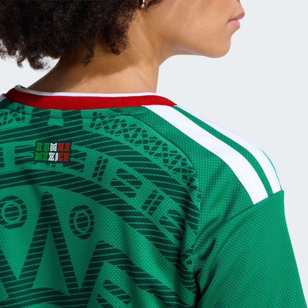 Mexico 26 Home Cropped Jersey
