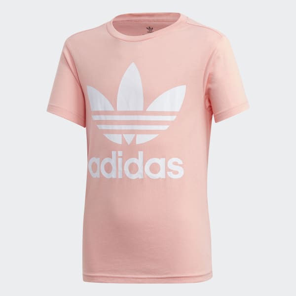 pink adidas trefoil shirt