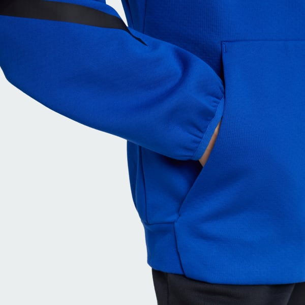 adidas Z.N.E. Full-Zip Hooded Track Jacket Kids - Blue | adidas UK