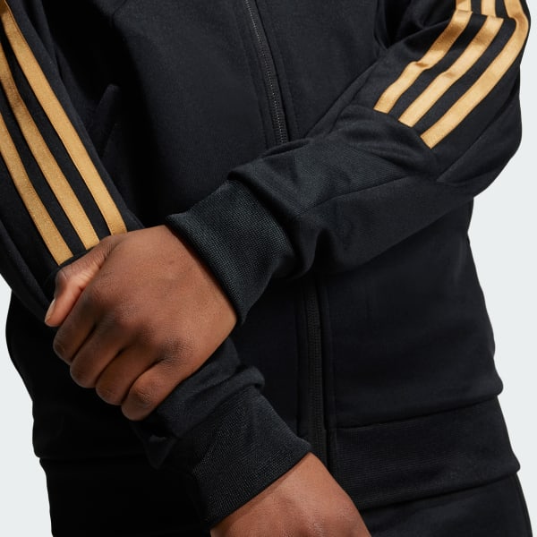 adidas Tiro Cut 3-Stripes Track Jacket - Black | Free