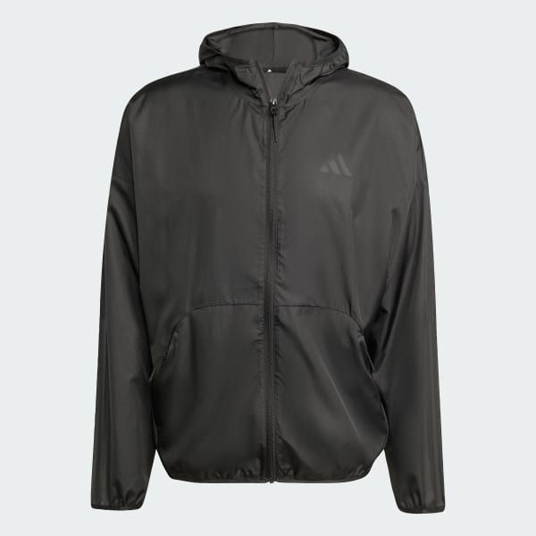 Hitam Jaket Windbreaker Serbaguna City Tech