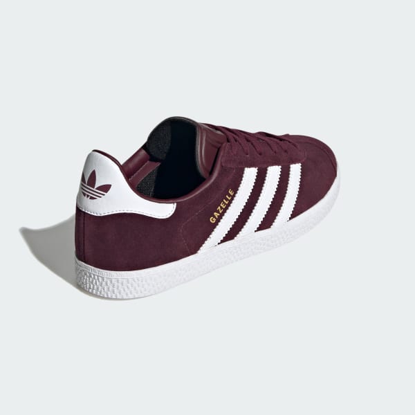 Adidas gazelle burgundy clearance junior