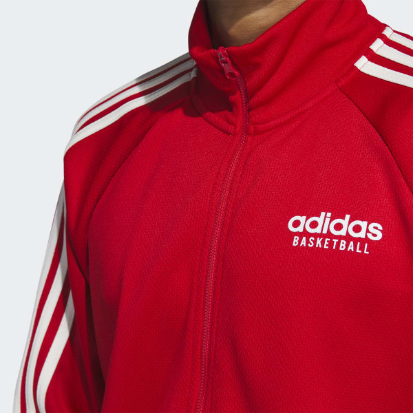adidas Basketball Select Jacket - Red | Men's Basketball | adidas US