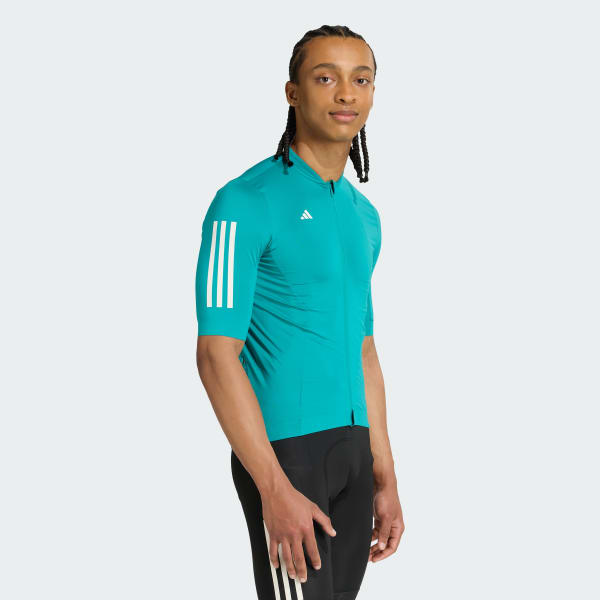 zelená Dres Tempo 3-Stripes Cycling