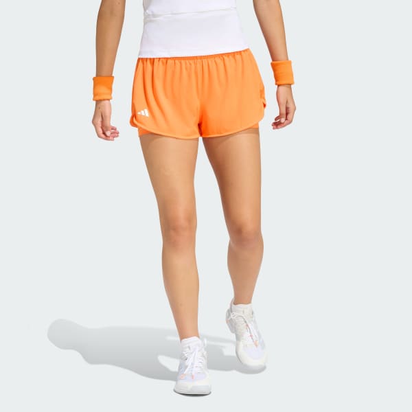 oranzová ŠORTKY TENNIS CLIMACOOL 2IN1 MATCH