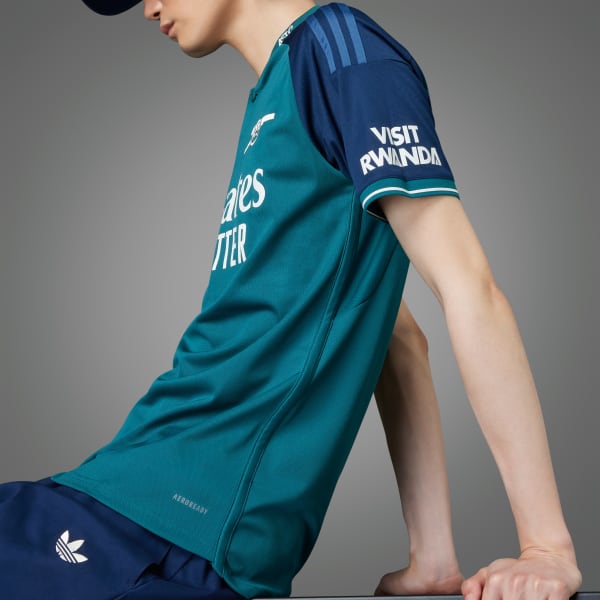 Verde Camisola do Terceiro Equipamento 23/24 do Arsenal