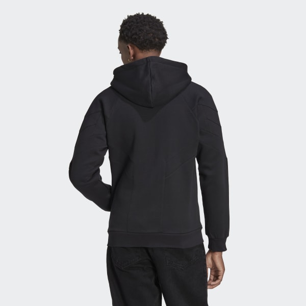 Czerń adidas Rekive Full-Zip Hoodie TX383