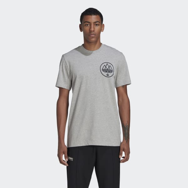 Grau Mod Trefoil T-Shirt BZ493MTT