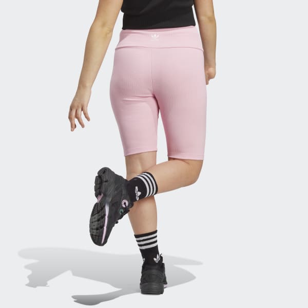 adidas Adicolor Essentials Short Leggings - Pink | Women's Lifestyle ...