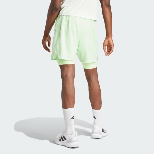 グリーン テニス HEAT. RDY ショーツとインナーショーツのセット