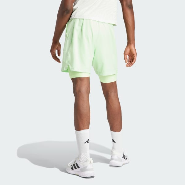 Green Tennis HEAT.RDY Shorts and Inner Shorts Set