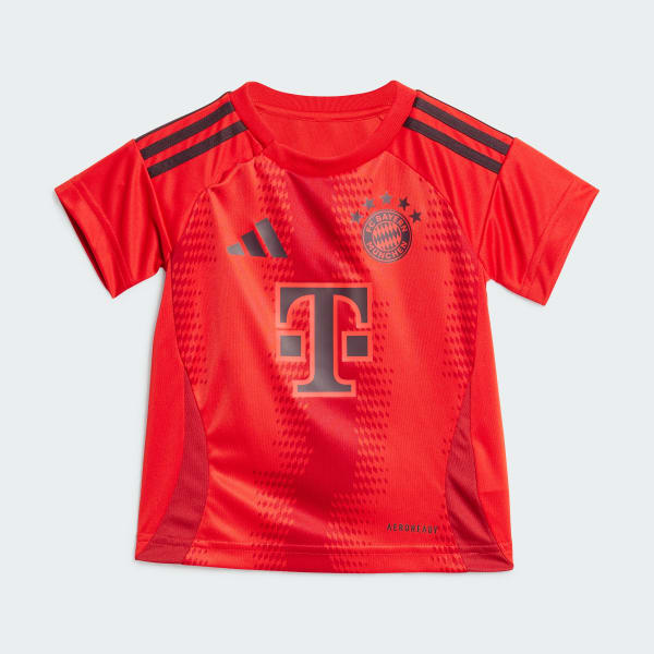 Vermelho FC Bayern 24/25 Home Baby Kit