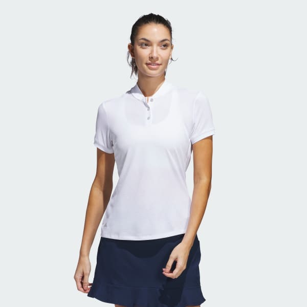 White Ultimate365 Diamond Jacquard Polo Shirt