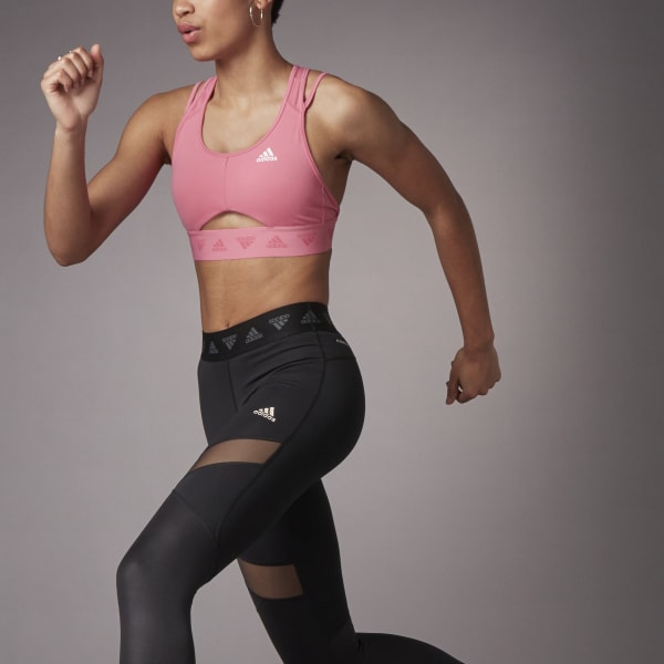 adidas Hyperglam High-Rise Long Tights - Black, Women's Training