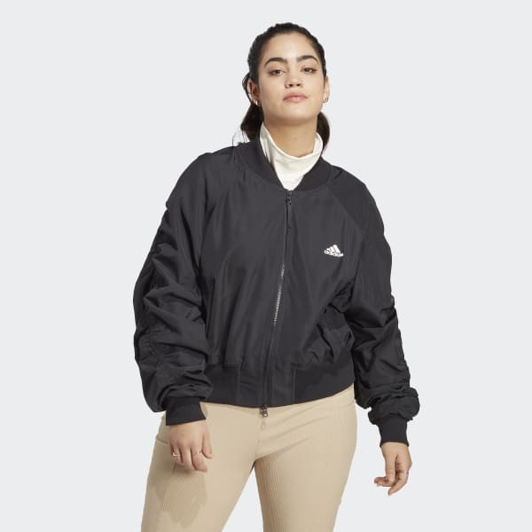 adidas Collective Power Bomber Jacket (Plus - Black | Lifestyle | adidas US