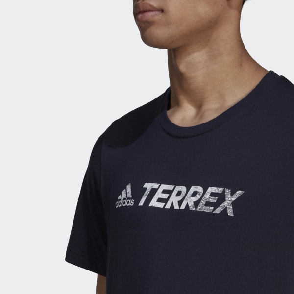 modrá Tričko Terrex Classic Logo DH440