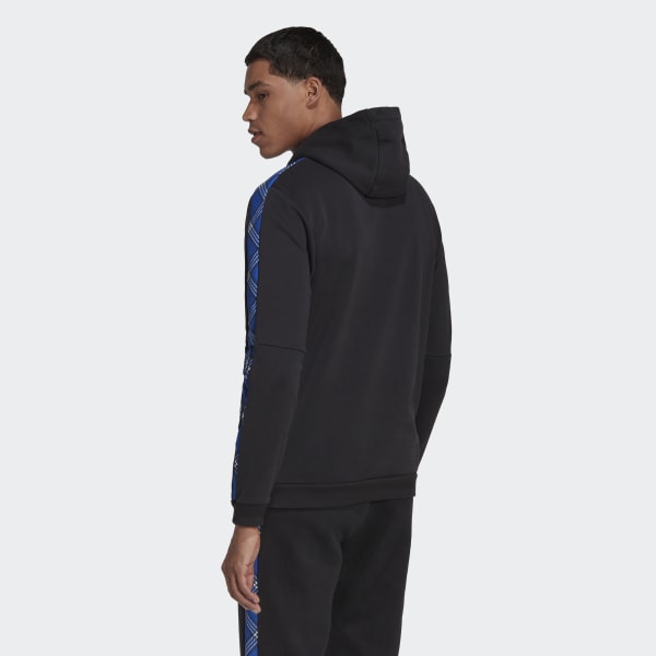 Czerń Tiro Winterized Hoodie DO655