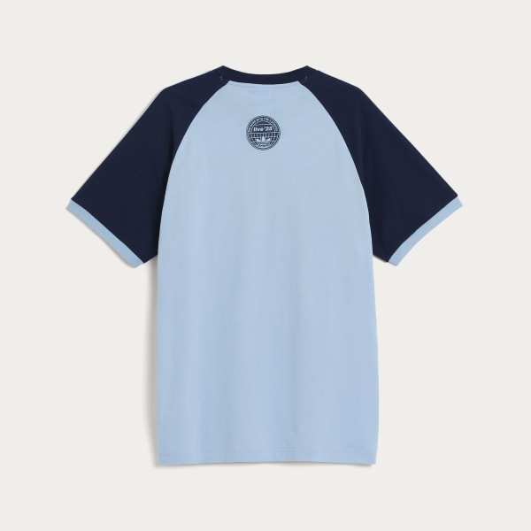 adidas Originals × Oasis ツアースリーストライプス Tシャツ - ブルー