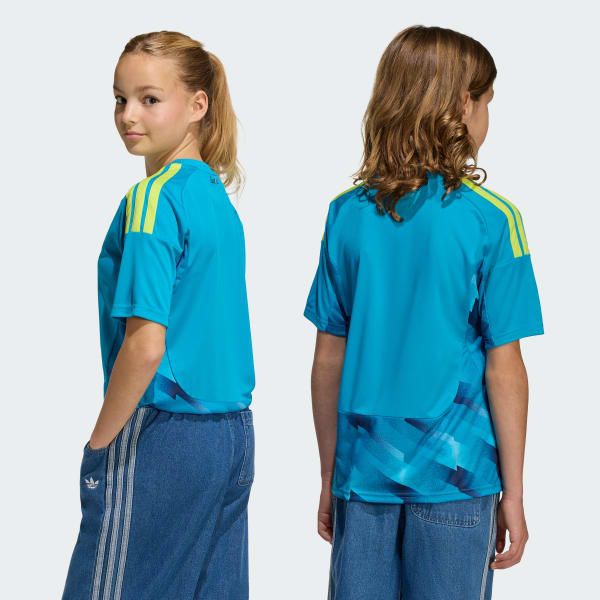 Blau Spanien 26 Kids Torwart-Heimtrikot