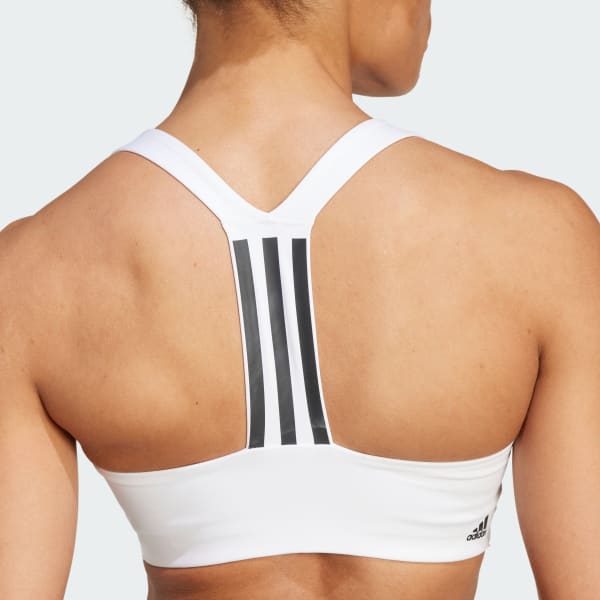 White Powerimpact Training Medium-Support Bra VW600