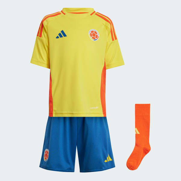 Amarillo Mini Uniforme de Local Colombia 24